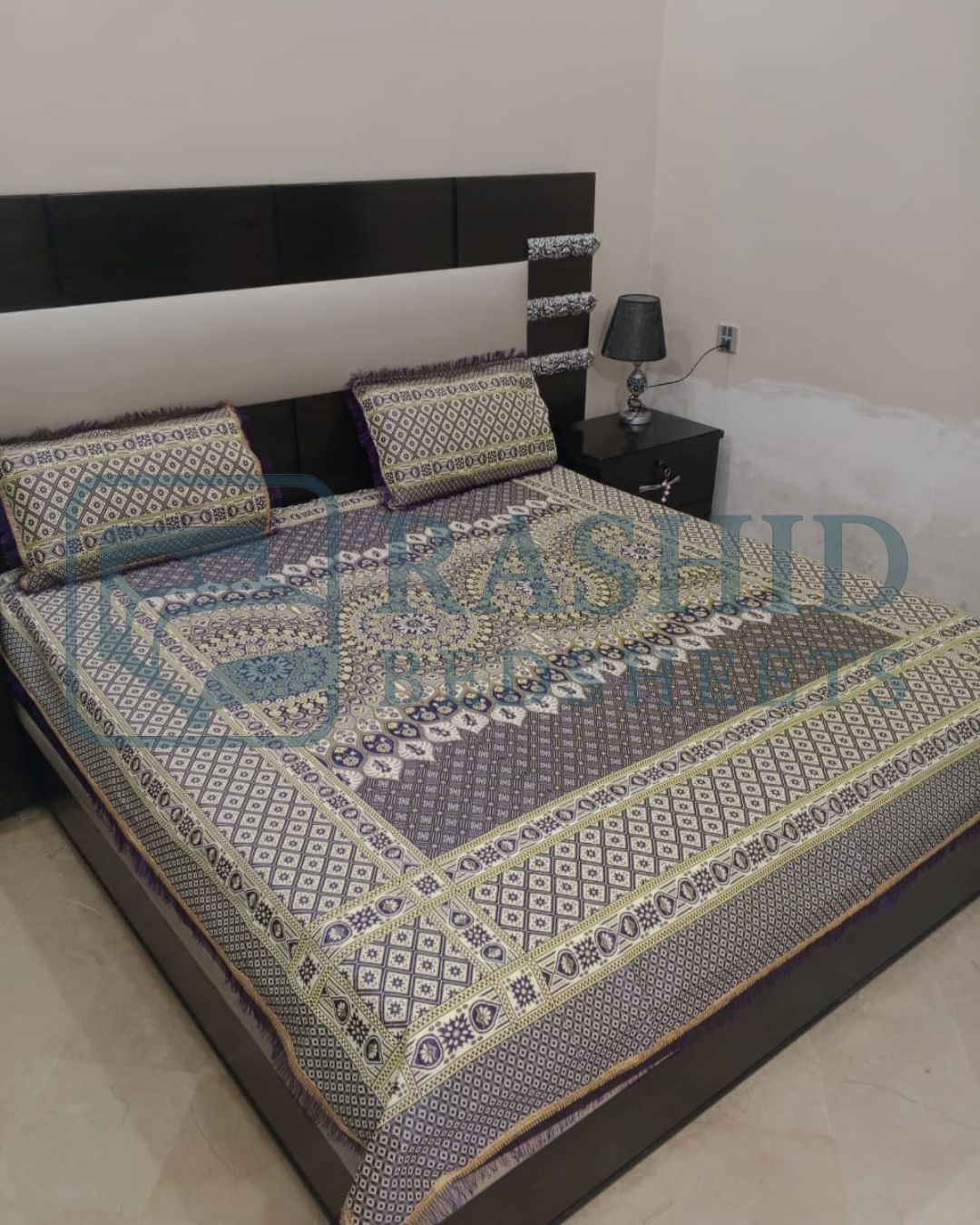 Baral design Fancy silk bedsheet