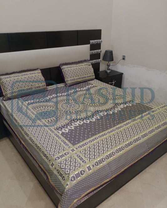 Baral design Fancy silk bedsheet