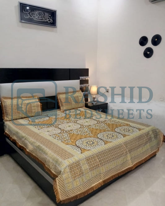 Elegance fancy silk bedsheet