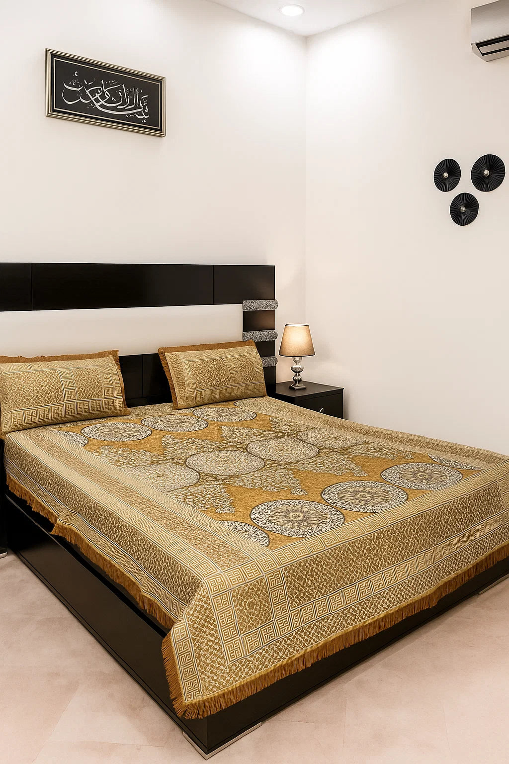 Elegance fancy silk bedsheet