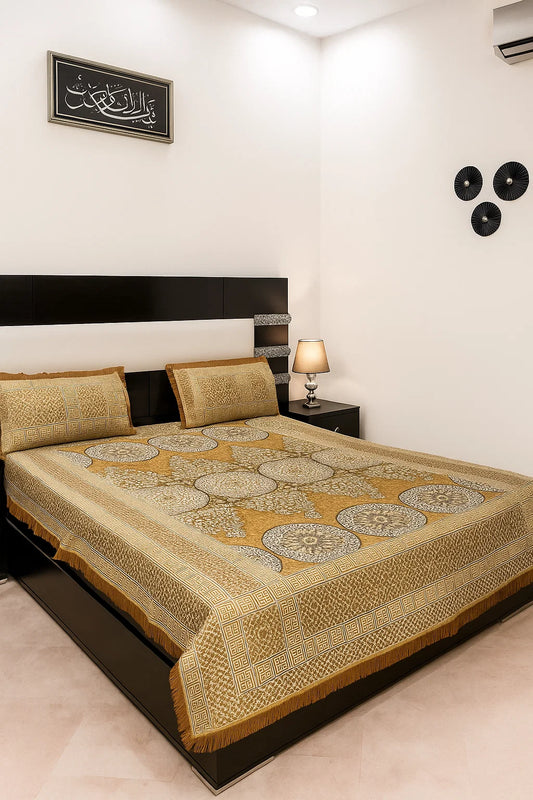 Elegance fancy silk bedsheet