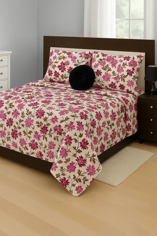Egyptian  Cotton feel Flower with peach Colour